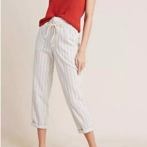 Anthropologie Seashore Linen Pants